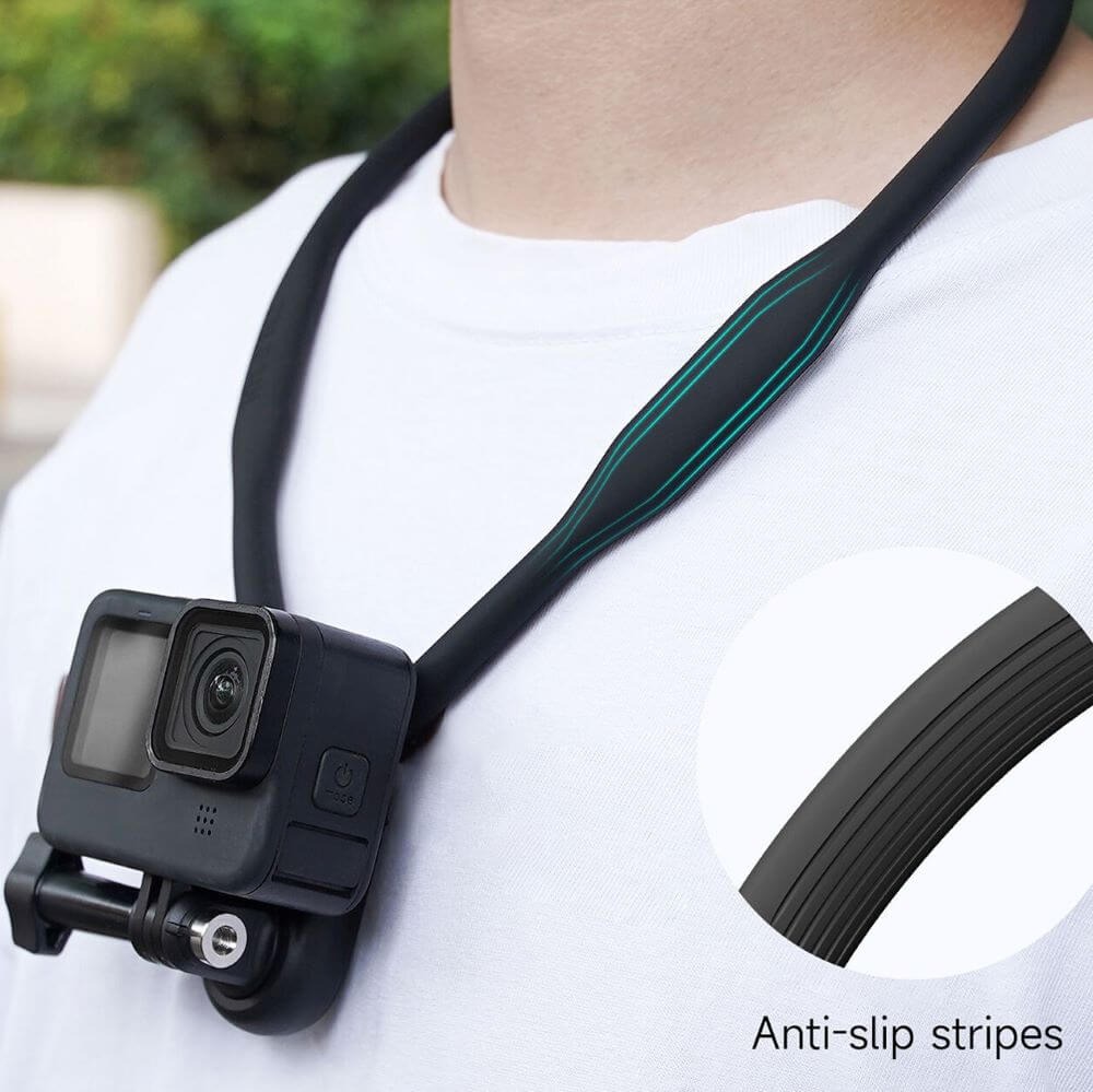 Alça de Pescoço com Suporte para GoPro e Câmeras Similares - Telesin