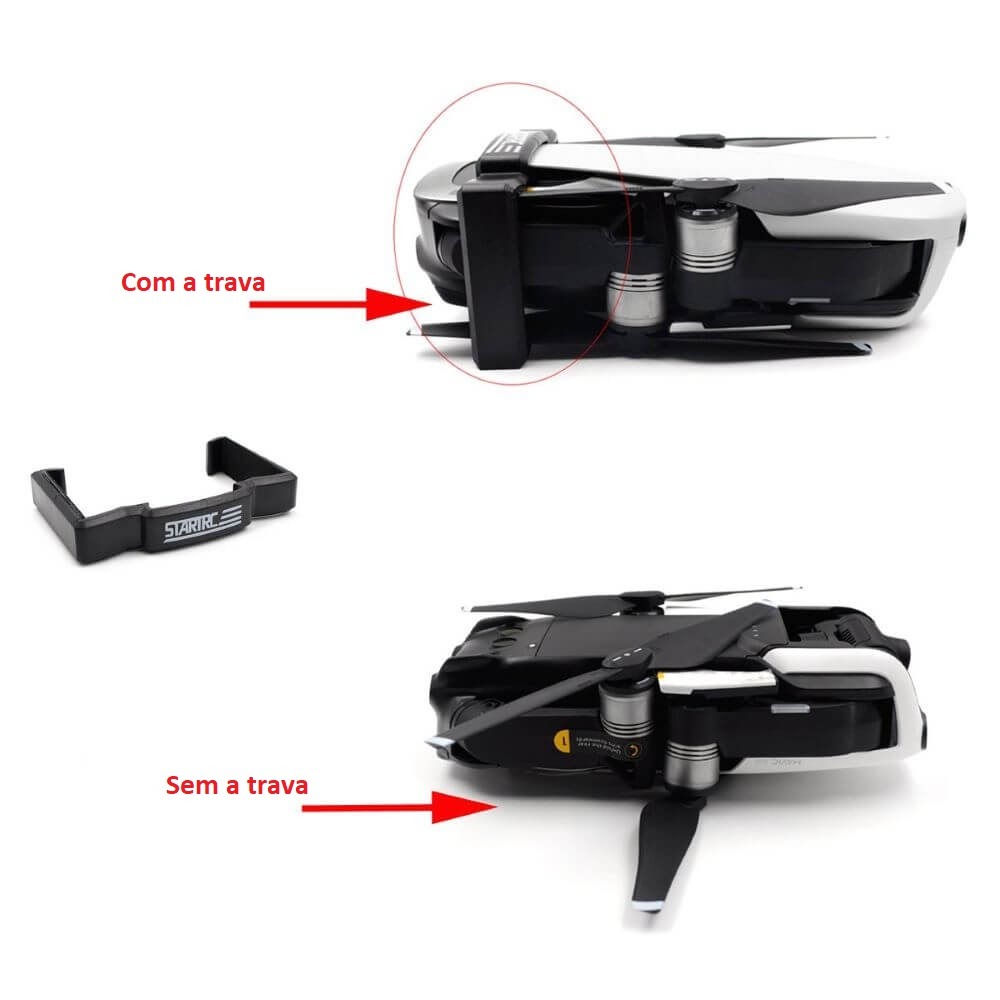Protetor e Trava de Hélices para Drone DJI Mavic Air (1ª Versão) - StartRC