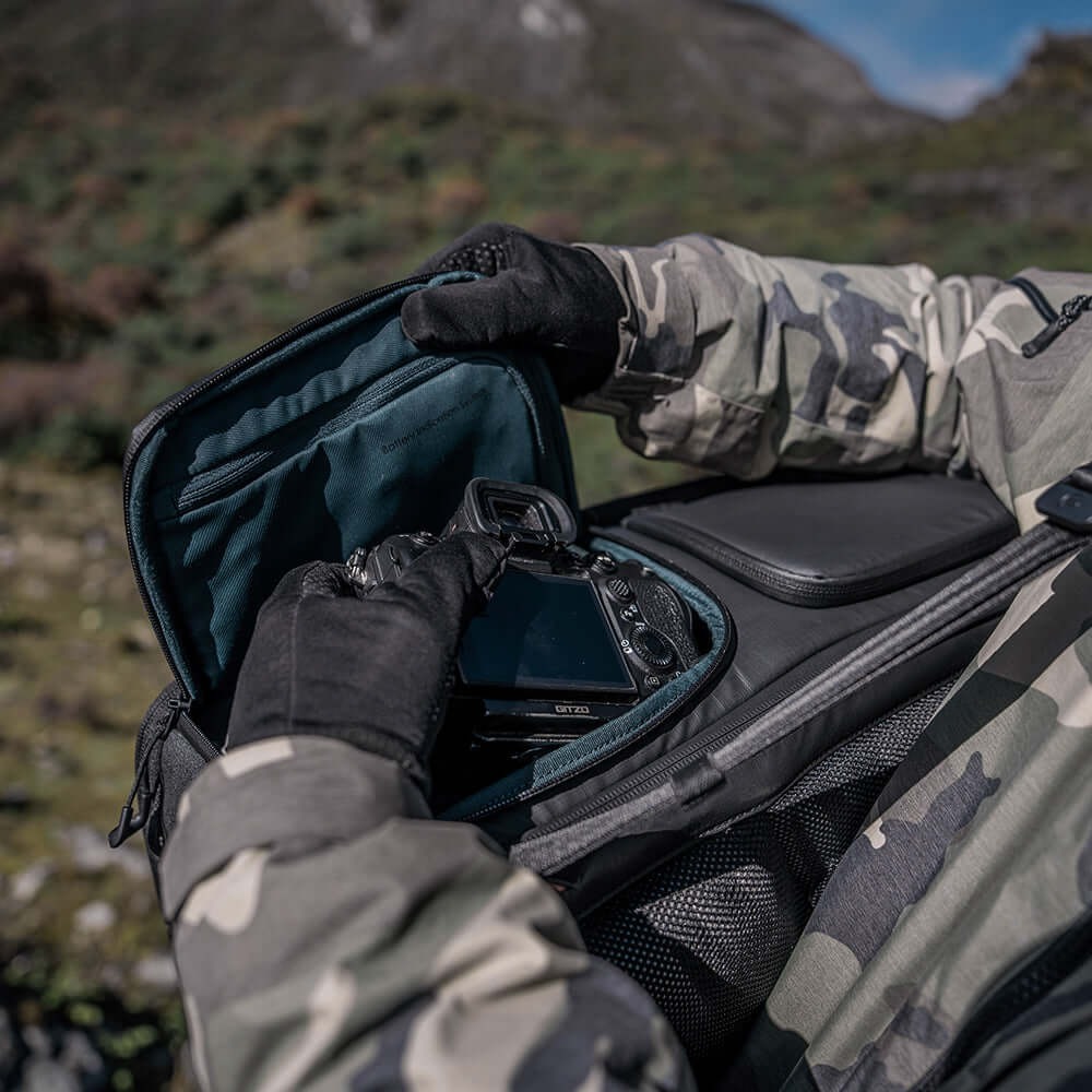 Mochila + Estojo de Ombro - Pgytech OneMo 2 Cor Preto (25L)