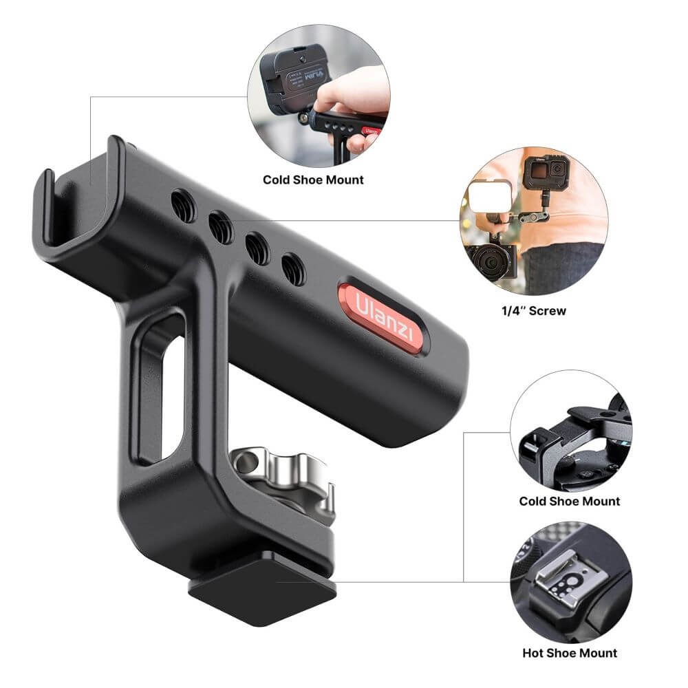 Mini Alça Manual para Câmeras DSLR e Acessórios - Ulanzi