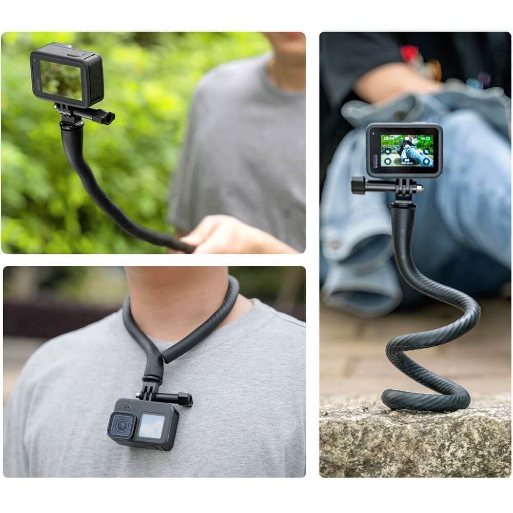 Suporte Haste Flexível para GoPro e Câmeras Similares - Telesin