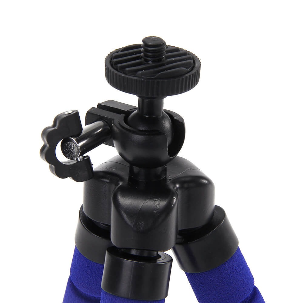 Mini Tripé Flexível Octopus Para GoPro e Câmeras Compactas