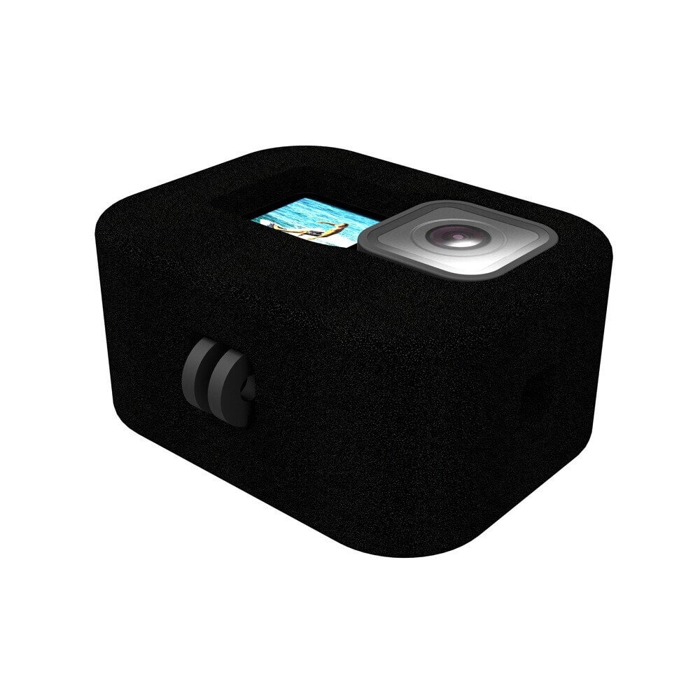 Espuma Protetora de Vento para GoPro Hero 13 / 12 / 11 / 10 / 9 Black