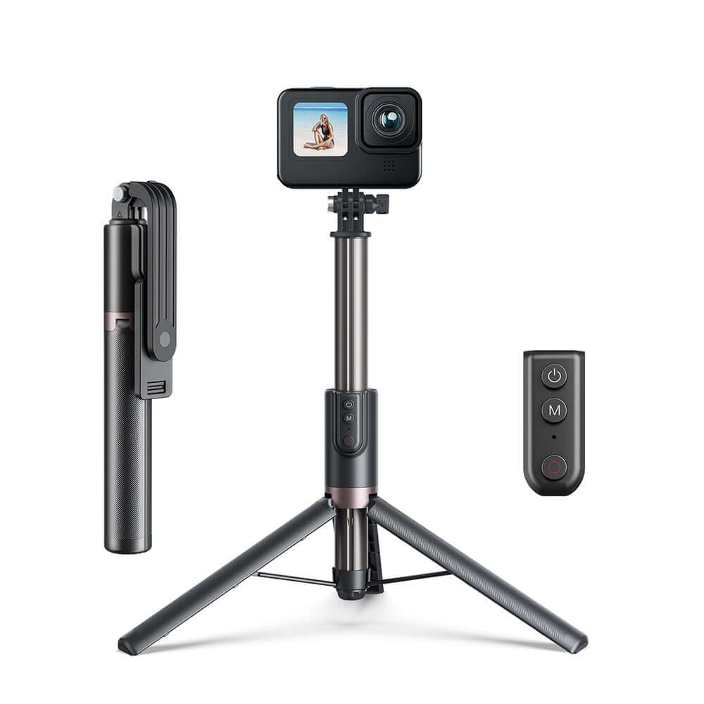 Bastão e Tripé para GoPro e Celular com Controle Disparador - Telesin