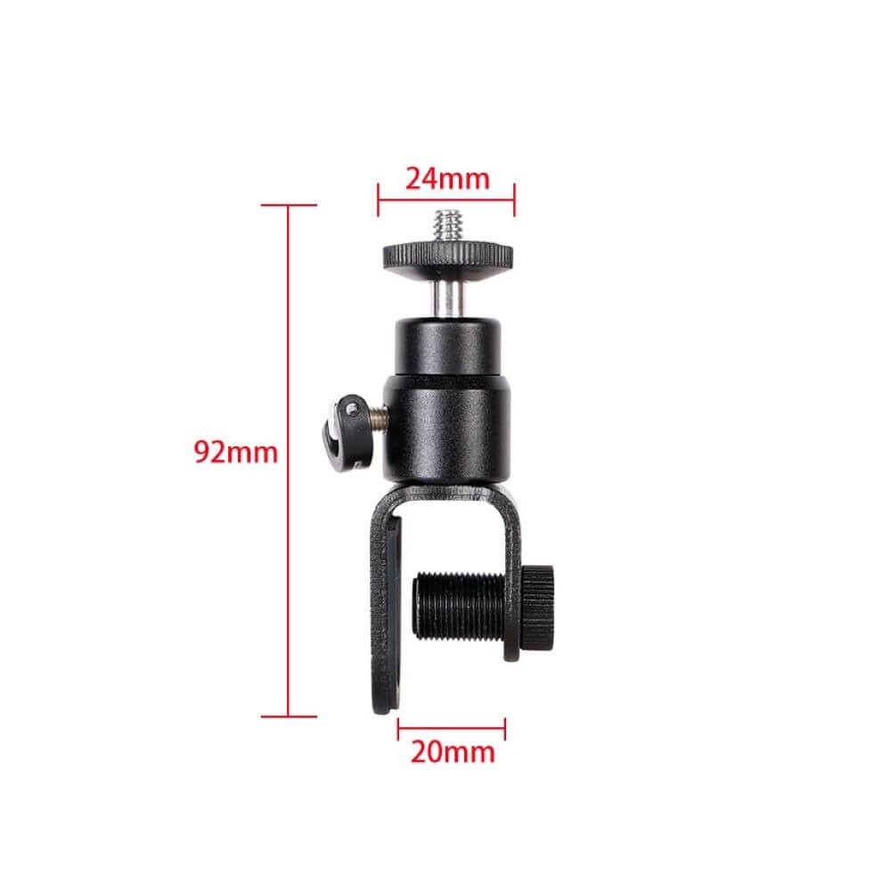 Suporte Clip para Notebook com Encaixe 1/4 Polegadas