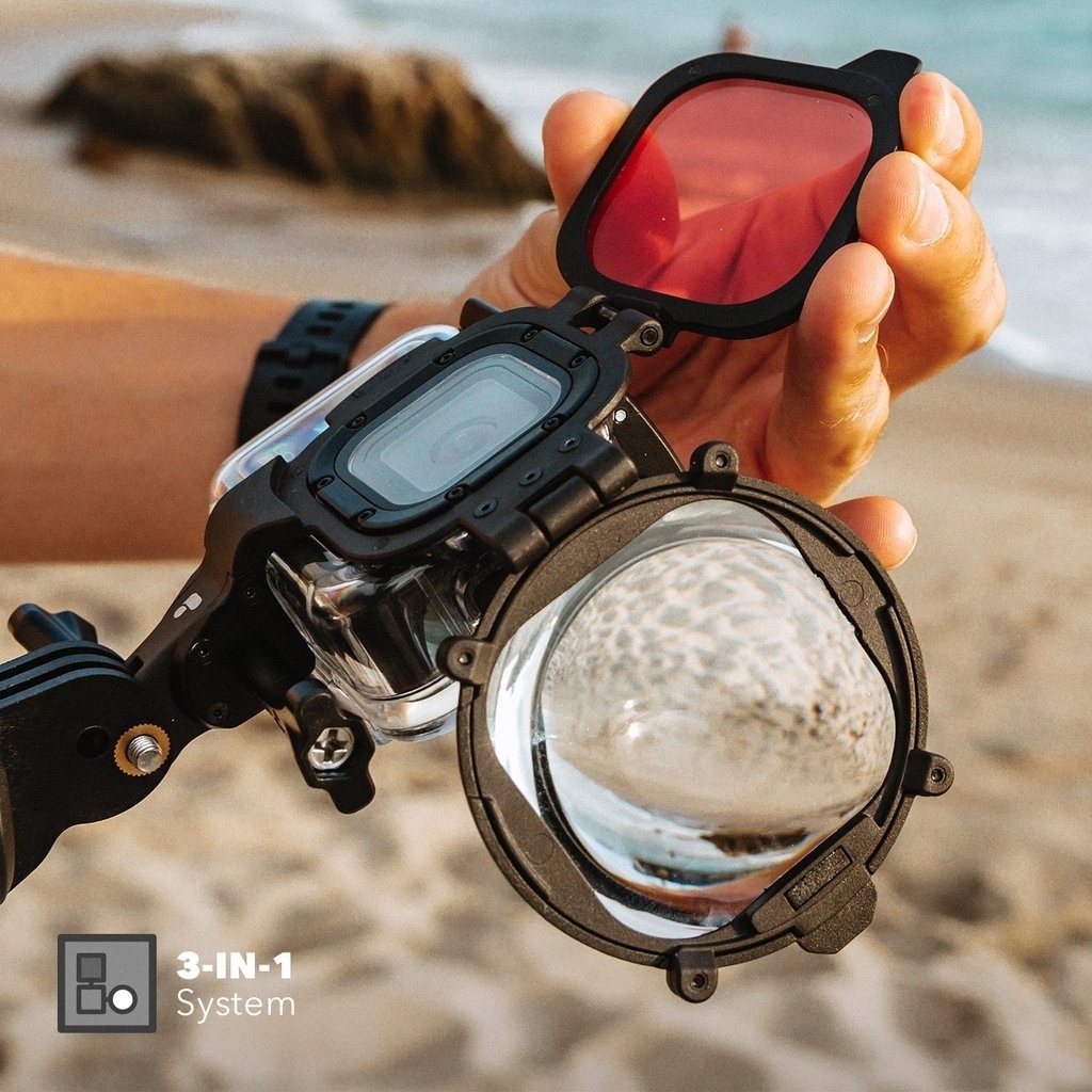 Filtros de Mergulho + Lente Macro para GoPro Hero 8 Black - PolarPro SwitchBlade