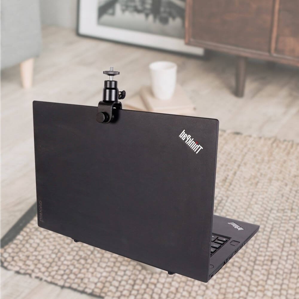 Suporte Clip para Notebook com Encaixe 1/4 Polegadas