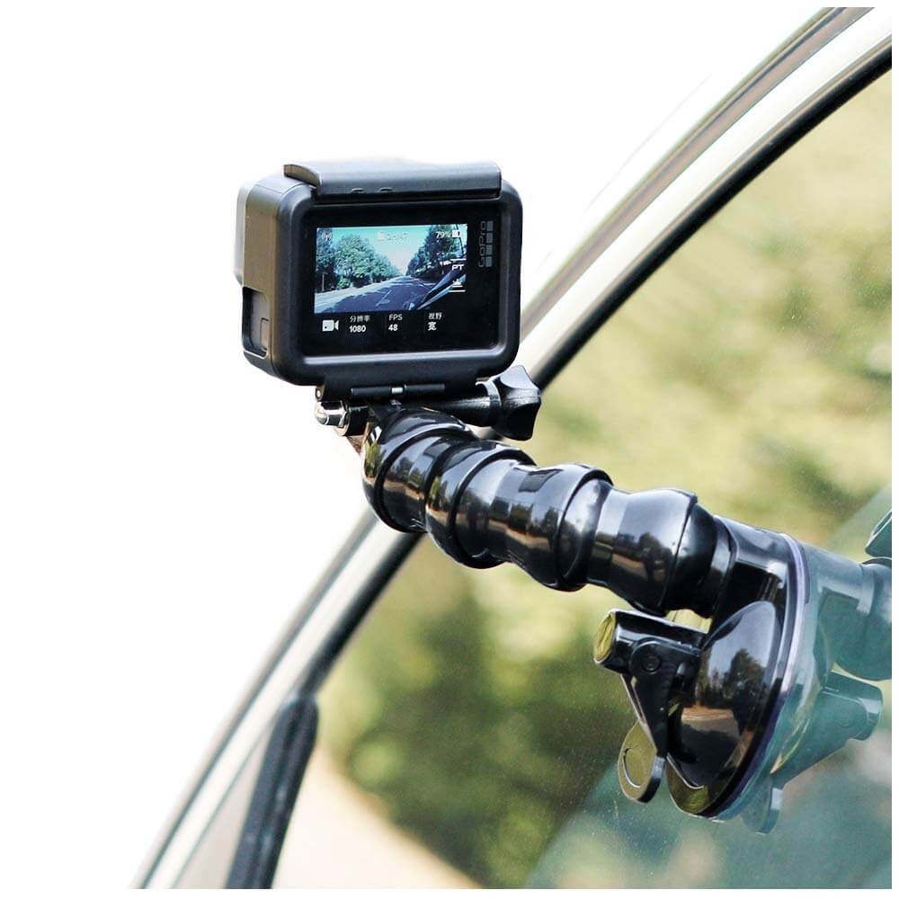 Suporte Ventosa Flexível para GoPro / Câmeras / Celulares