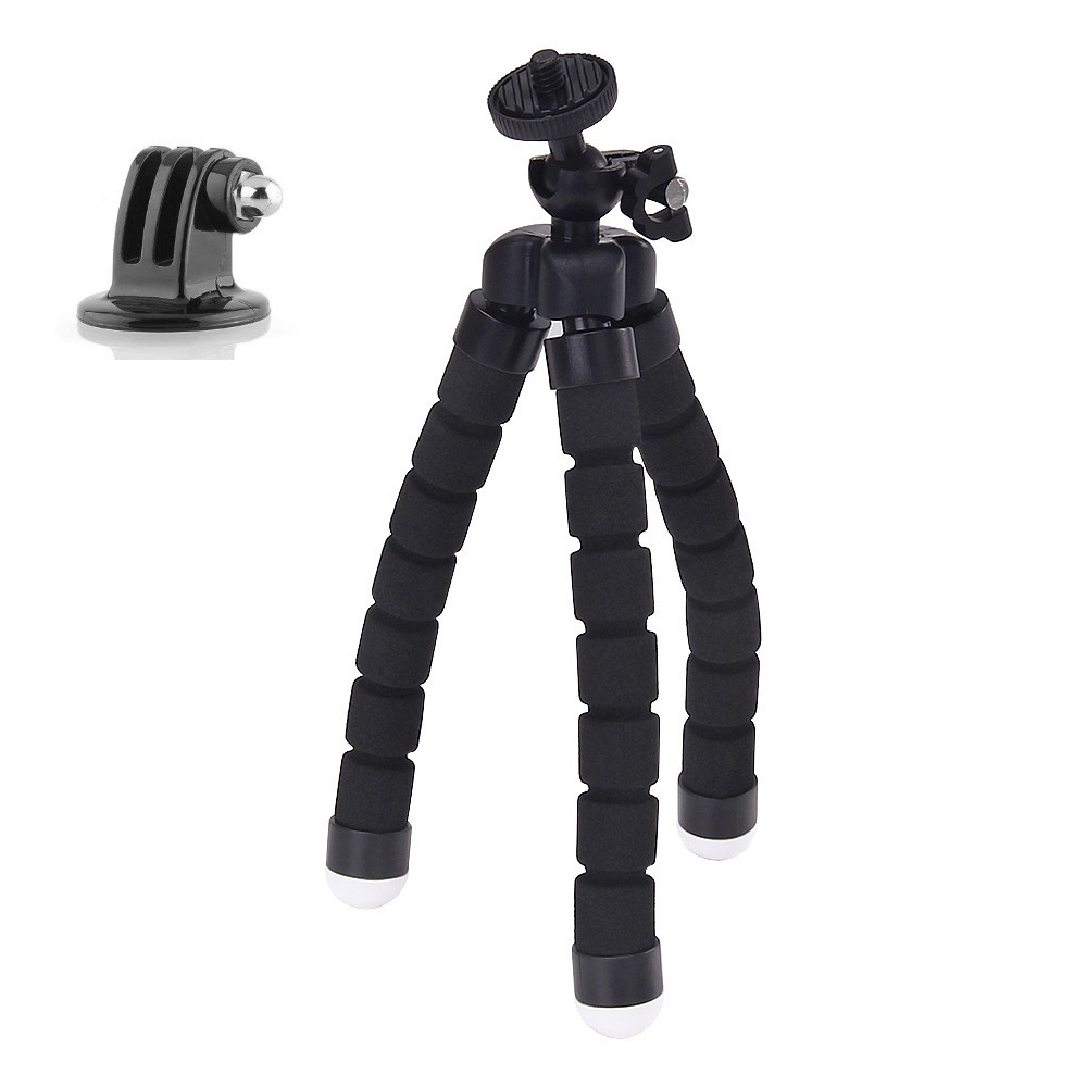Mini Tripé Flexível Octopus Para GoPro e Câmeras Compactas