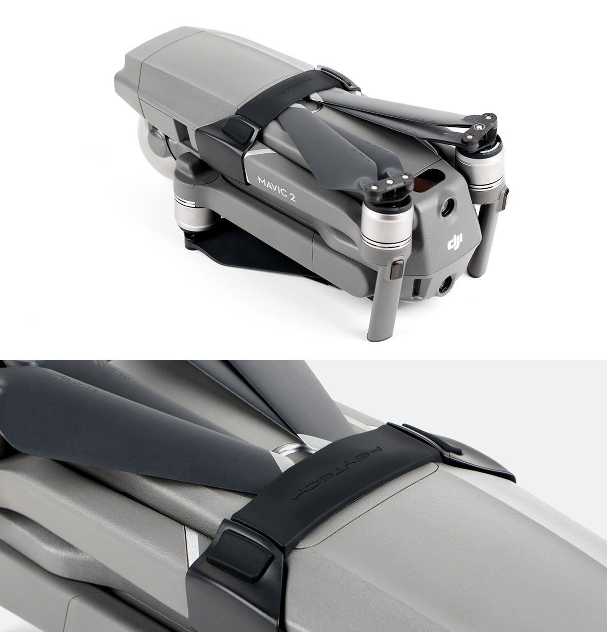 Protetor e Trava Hélices Drone DJI Mavic 2 Pro e Mavic 2 Zoom - Pgytech REEMBALADO