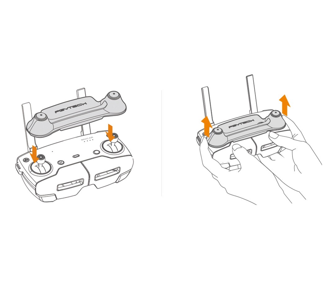 Protetor de Stick para Controle Remoto Drone DJI Mavic Air - Pgytech