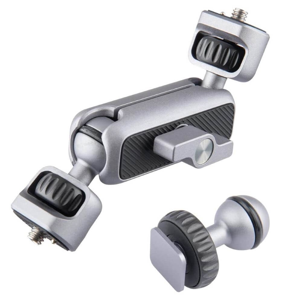 Suporte Conector Duplo Articulável para Câmeras e Acessórios - Pgytech