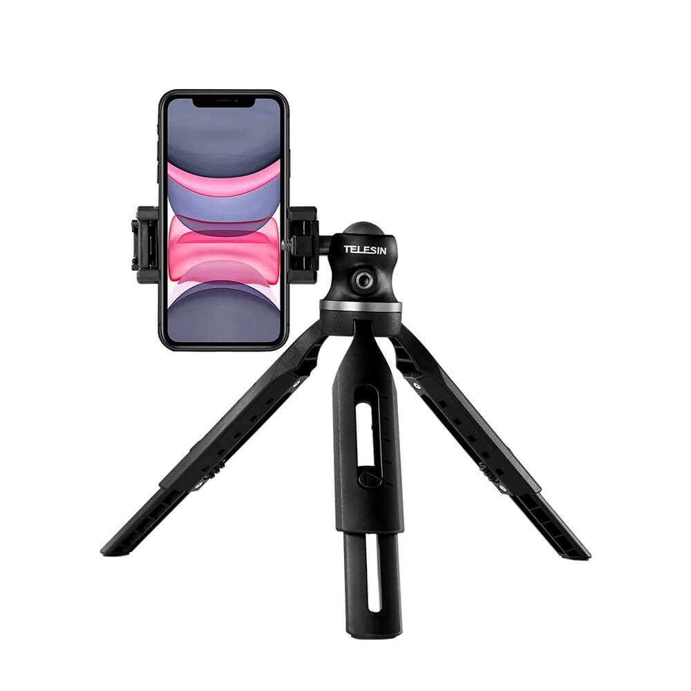 Tripé Extensível para Celular e Câmeras DSLR - Telesin