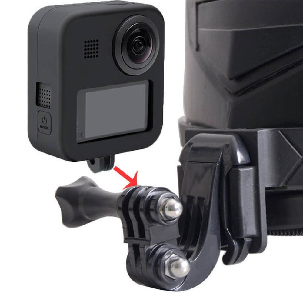 Suporte Adesivo Capacete Queixo para GoPro ou Câmeras Similares