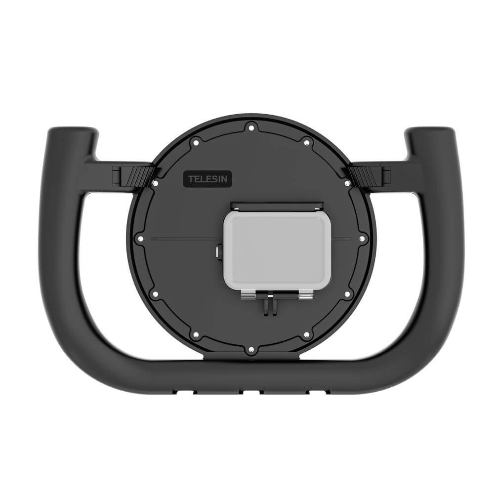 Dome para GoPro Hero 13 / 12 / 11 / 10 / 9 Black com Suporte Manual - Telesin