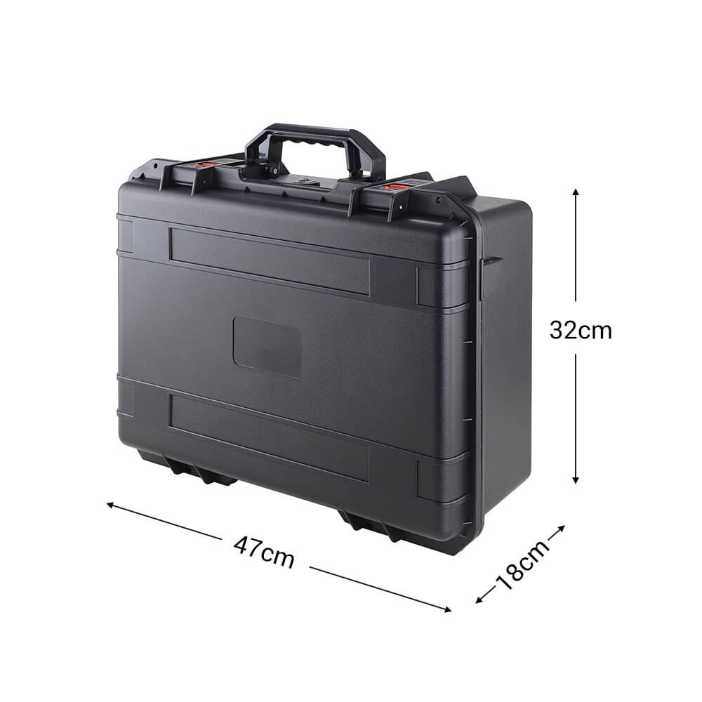 Case Estanque para Drone DJI FPV Fly More Combo - Cor Preto