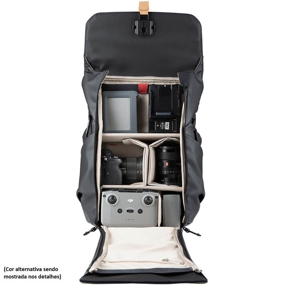 Mochila para Câmeras e Drones - Pgytech OneGo Cor Cinza (Shell Grey)