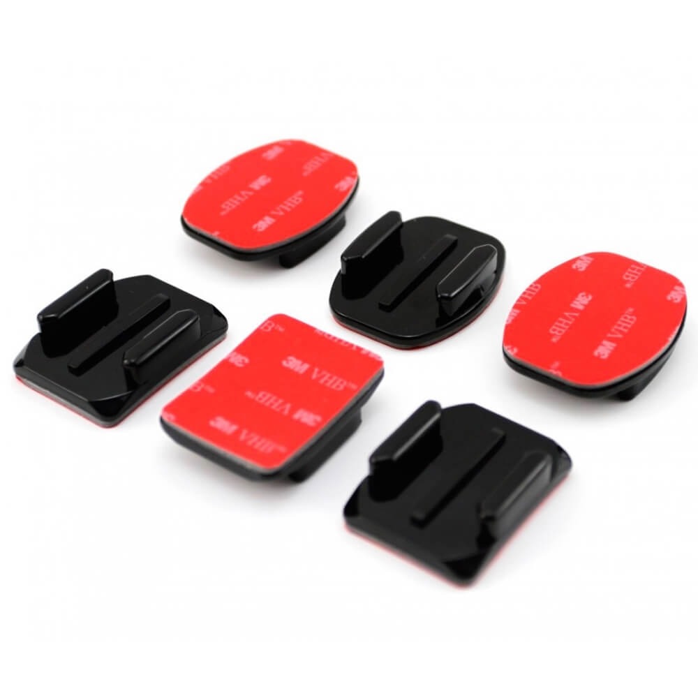 Kit de Suportes Adesivos Planos e Curvos GoPro - AACFT-001