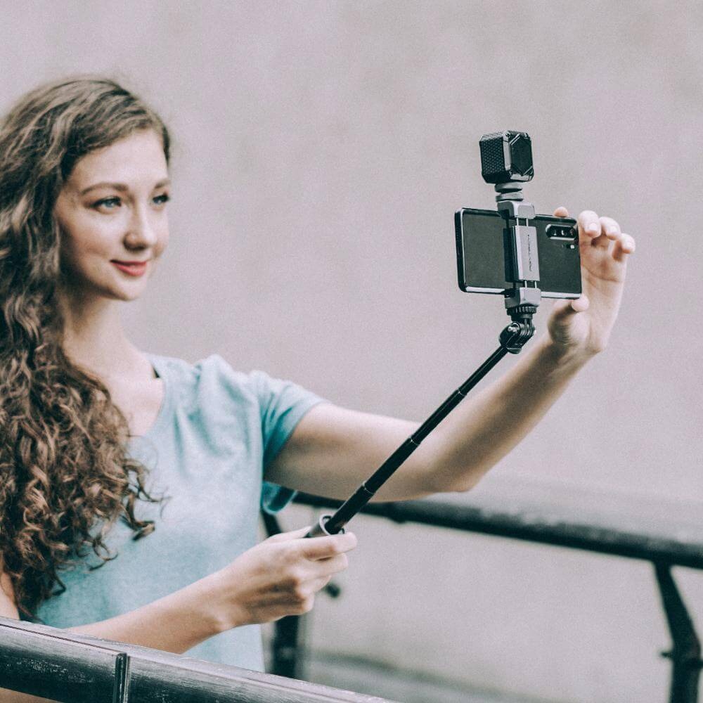 Bastão e Tripé para GoPro com Suporte para Celular - Pgytech