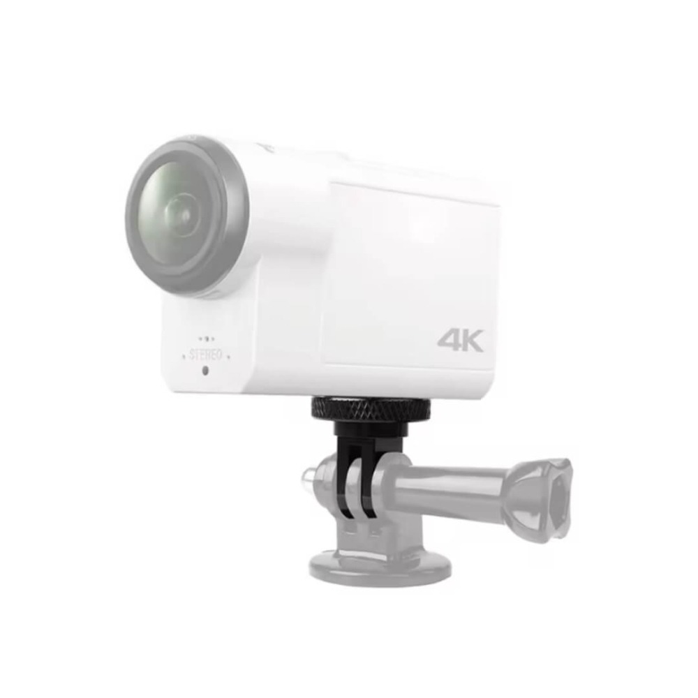 Adaptador de Alumínio para Câmeras de Ação e Compactas com Encaixe 1/4 Polegadas