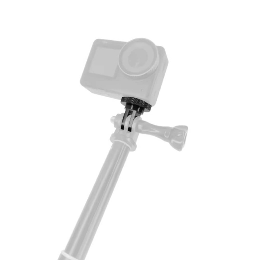 Adaptador de Alumínio para Câmeras de Ação e Compactas com Encaixe 1/4 Polegadas