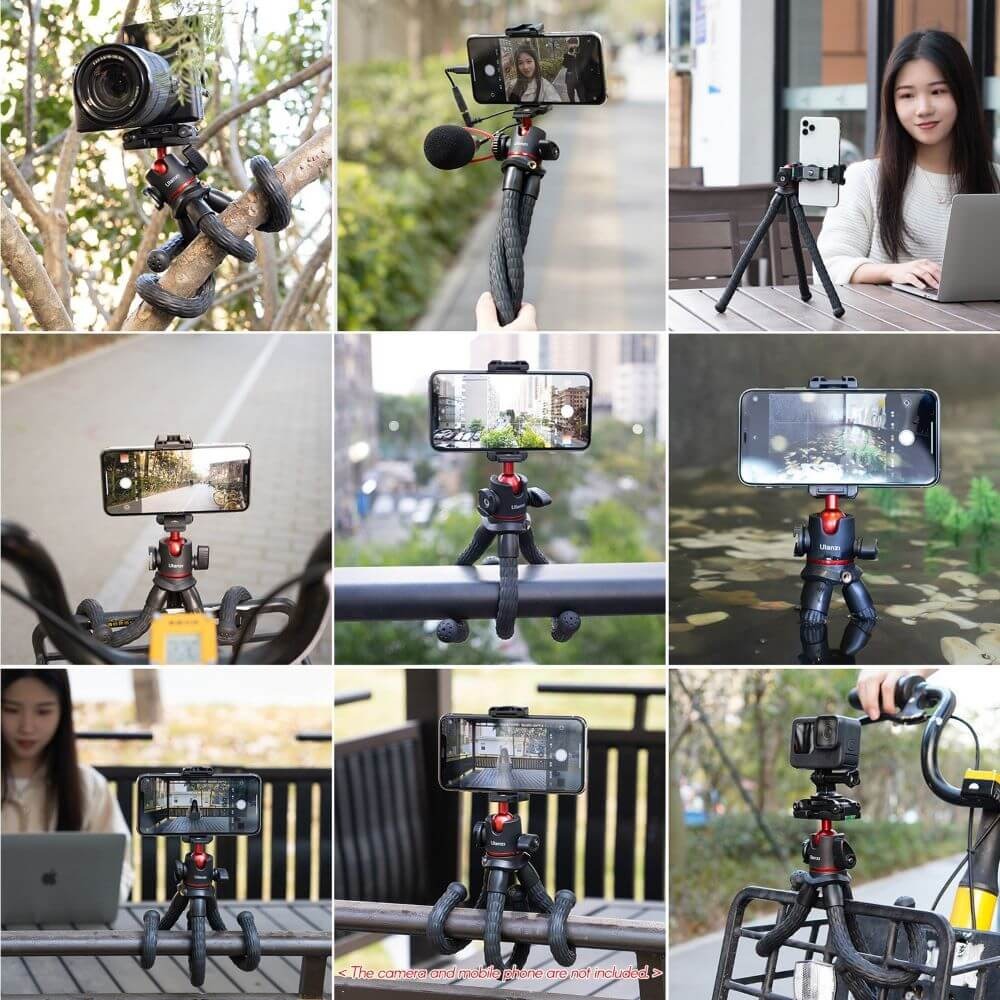 Tripé Articulável para Celular e Câmeras DSLR - Ulanzi
