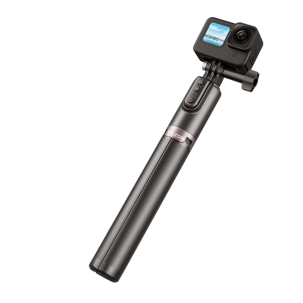 Bastão e Tripé para GoPro e Celular com Controle Disparador - Telesin
