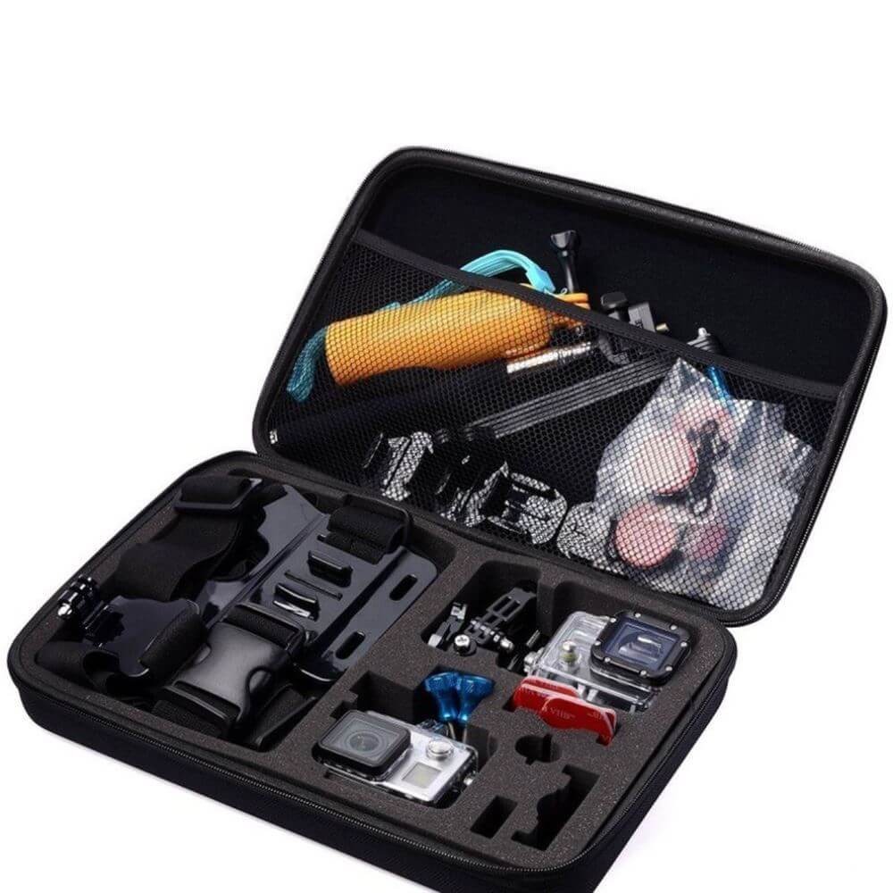 Case Maleta Para GoPro e Câmeras Similares Tamanho Grande