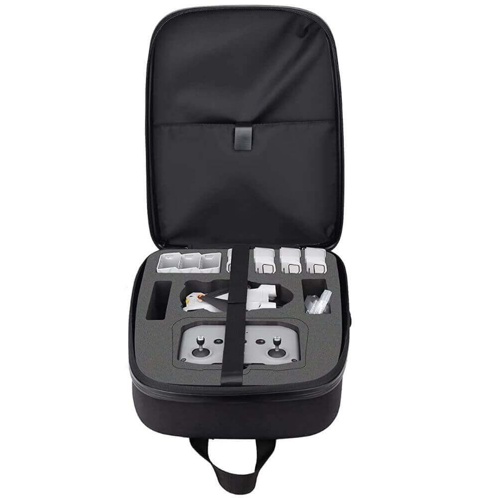 Mochila para Drone DJI Mini 3 Pro com Estrutura Rígida - Cor Preto