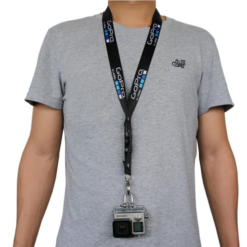 Cordão Alça de Pescoço para GoPro e Câmeras Similares