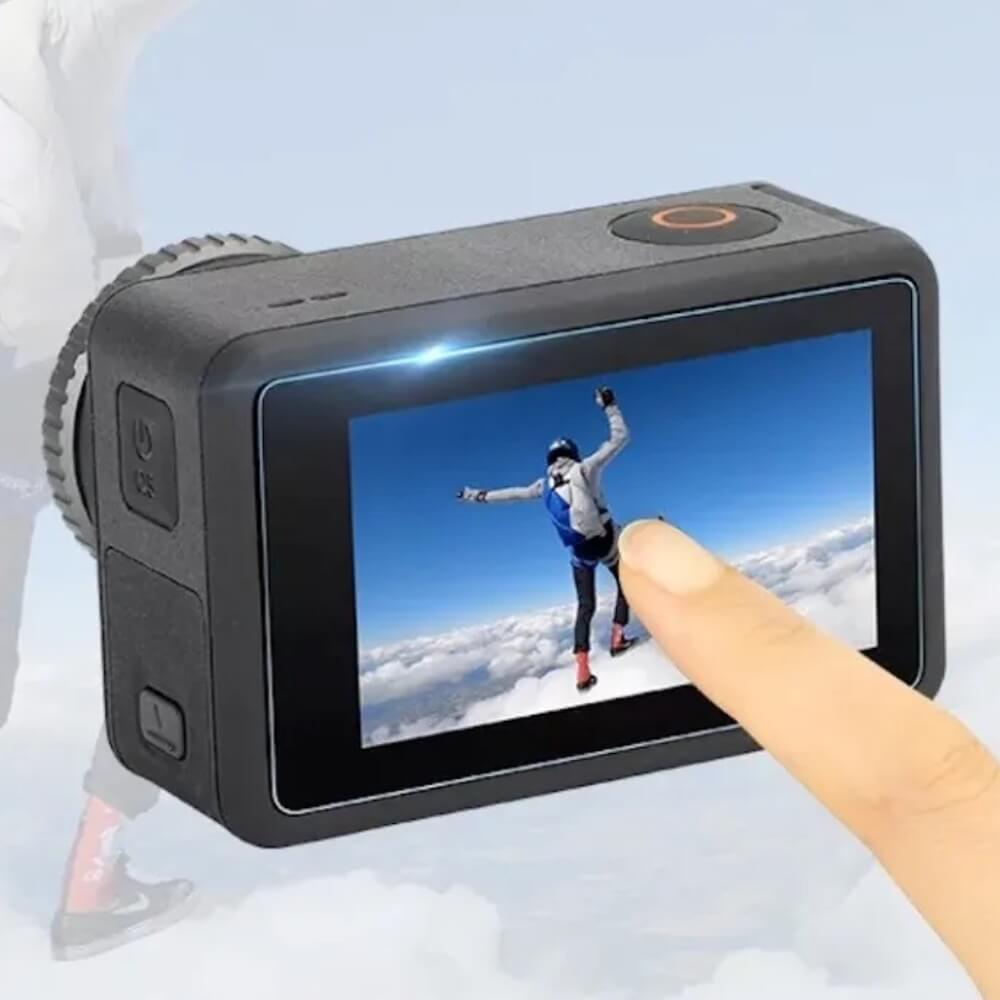 Película de Proteção para Câmera DJI Osmo Action 3 / 4 Pro Vidro Temperado