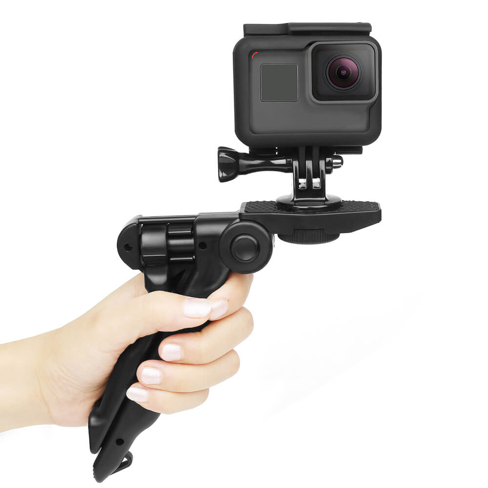 Mini Bastão de Mão e Tripé Para GoPro e Câmeras Compactas