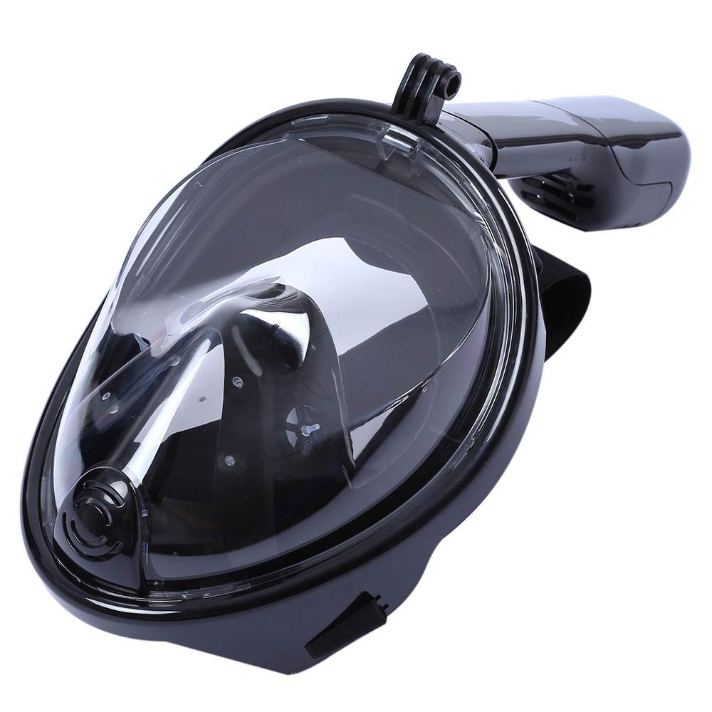 Máscara Mergulho Livre Snorkeling Full Face para GoPro Tamanho S/M