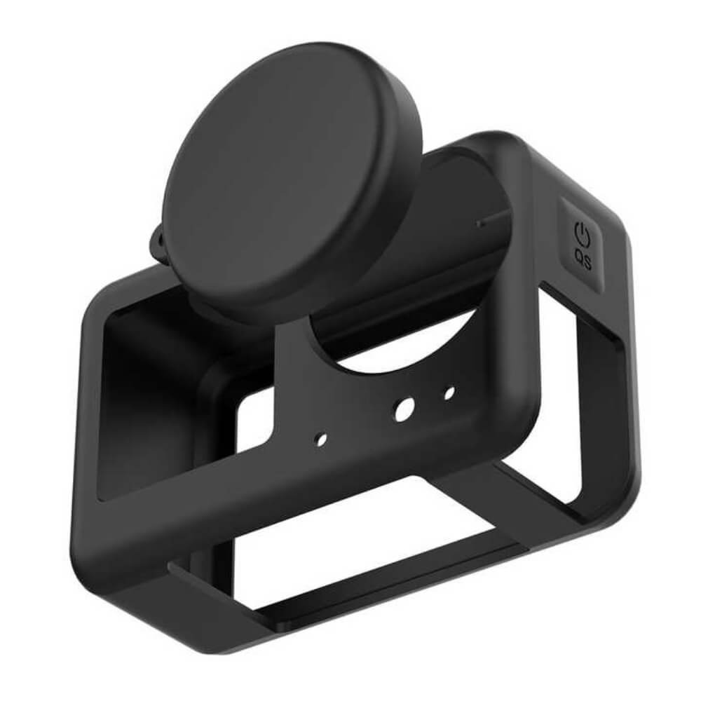 Capa de Silicone para Câmera DJI Osmo Action 5 Pro / 4 / 3 - Telesin Cor: Preto