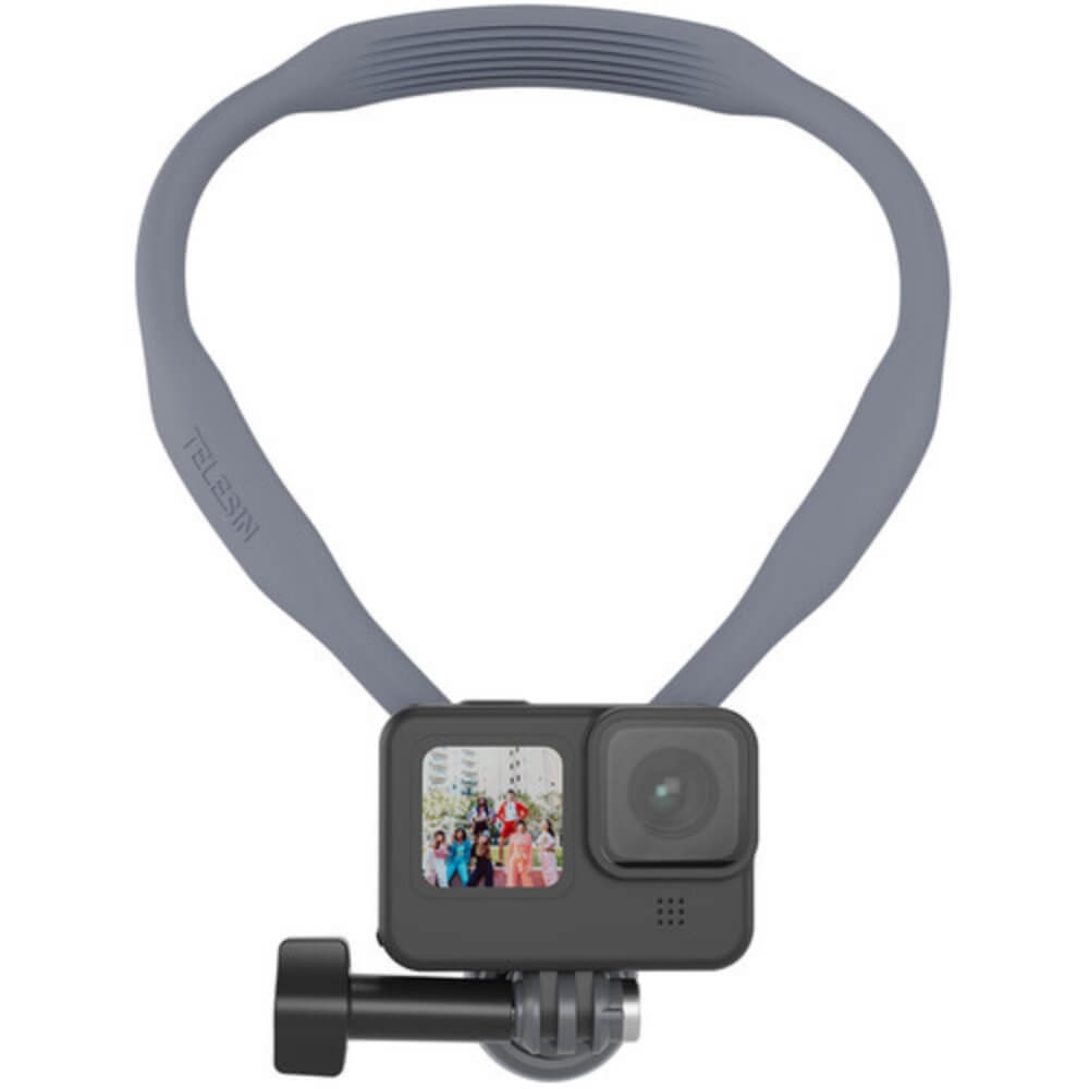 Alça de Pescoço com Suporte para GoPro e Câmeras Similares - Telesin (Grande)