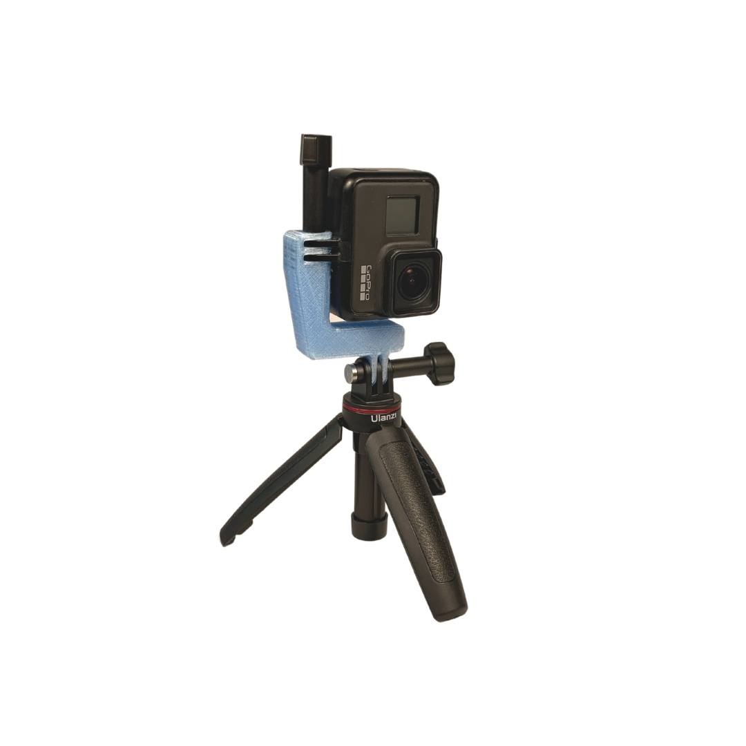 Suporte Vertical para GoPro e Câmeras Similares em Impressão 3D
