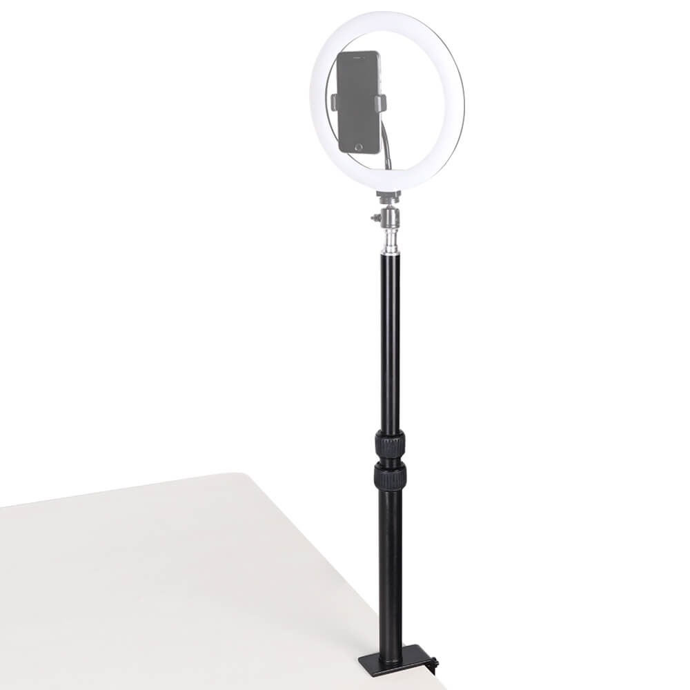 Suporte de Mesa para Câmeras e Iluminação Encaixe 1/4 Polegadas