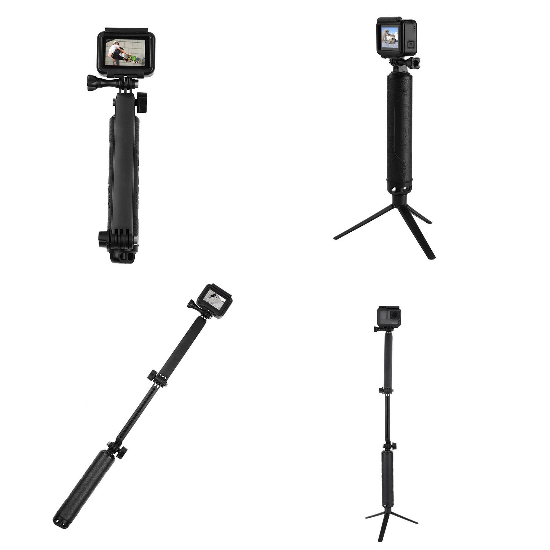Bastão Flutuante 3 Way para GoPro e Câmeras Similares - Telesin