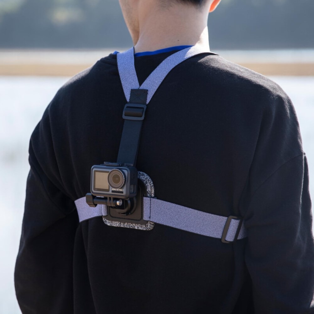 Suporte de Peito Duplo para GoPro e Câmeras Similares - Telesin