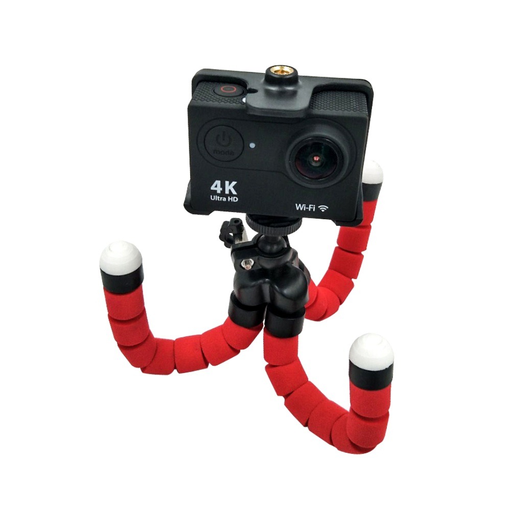 Mini Tripé Flexível Octopus Para GoPro e Câmeras Compactas
