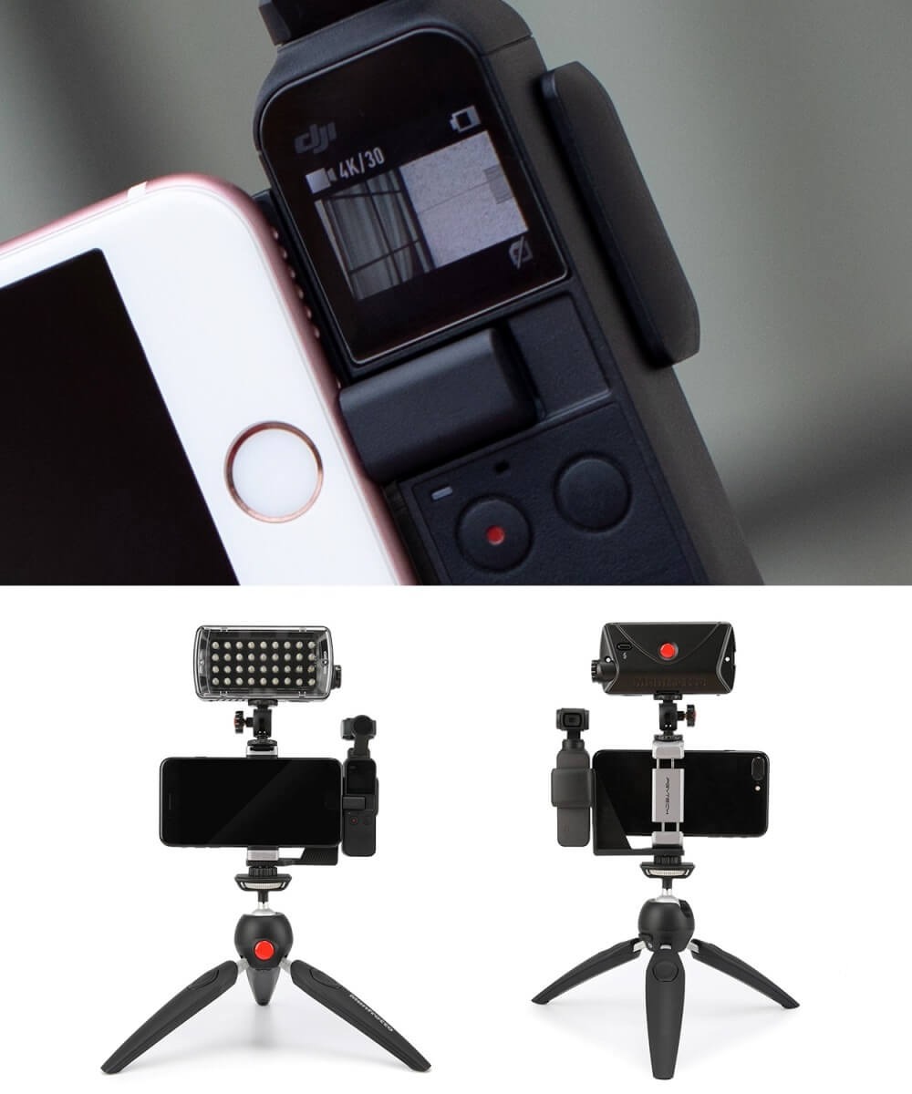Conjunto de Suporte de Celular para DJI Osmo Pocket - Pgytech