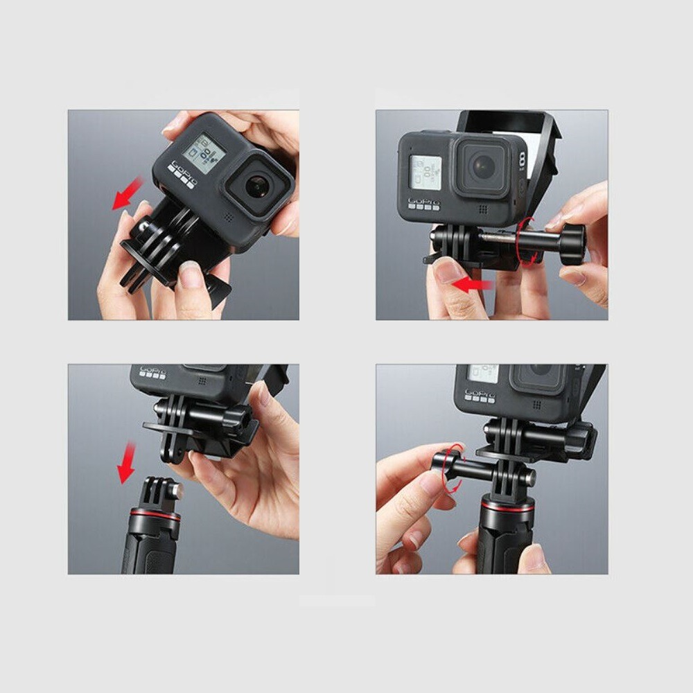 Suporte de Vlog para GoPro Hero 8 7 6 5 Black com Espelho - Ulanzi