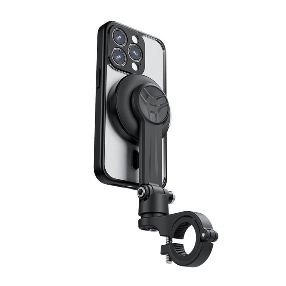 Suporte de Guidão Magnético para IPhone 15 Pro - Telesin