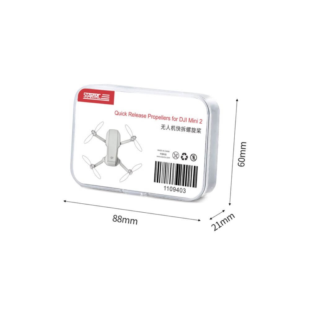 Kit de Hélices Engate Rápido para Drone DJI Mini 2 / Mini 2 SE / Mini 4K - StartRC