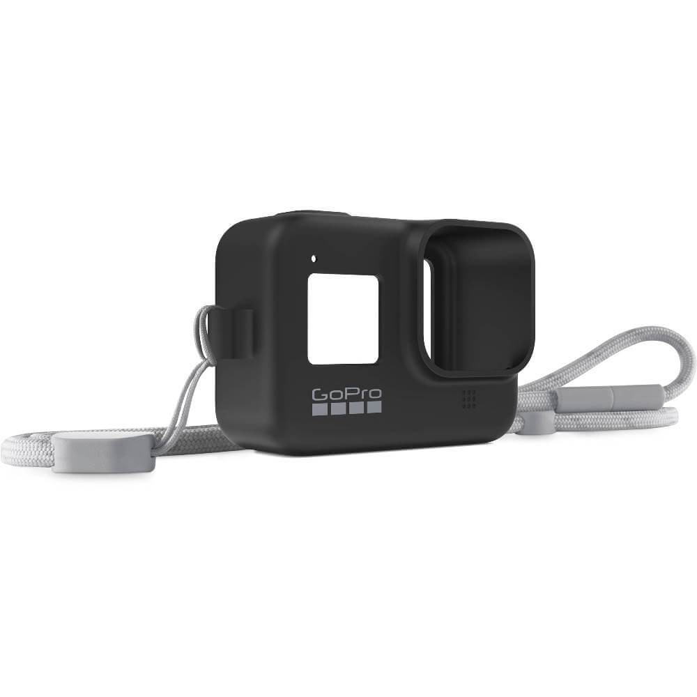 Capa Silicone GoPro Hero 8 + Cordão Ajustável - Sleeve + Lanyard