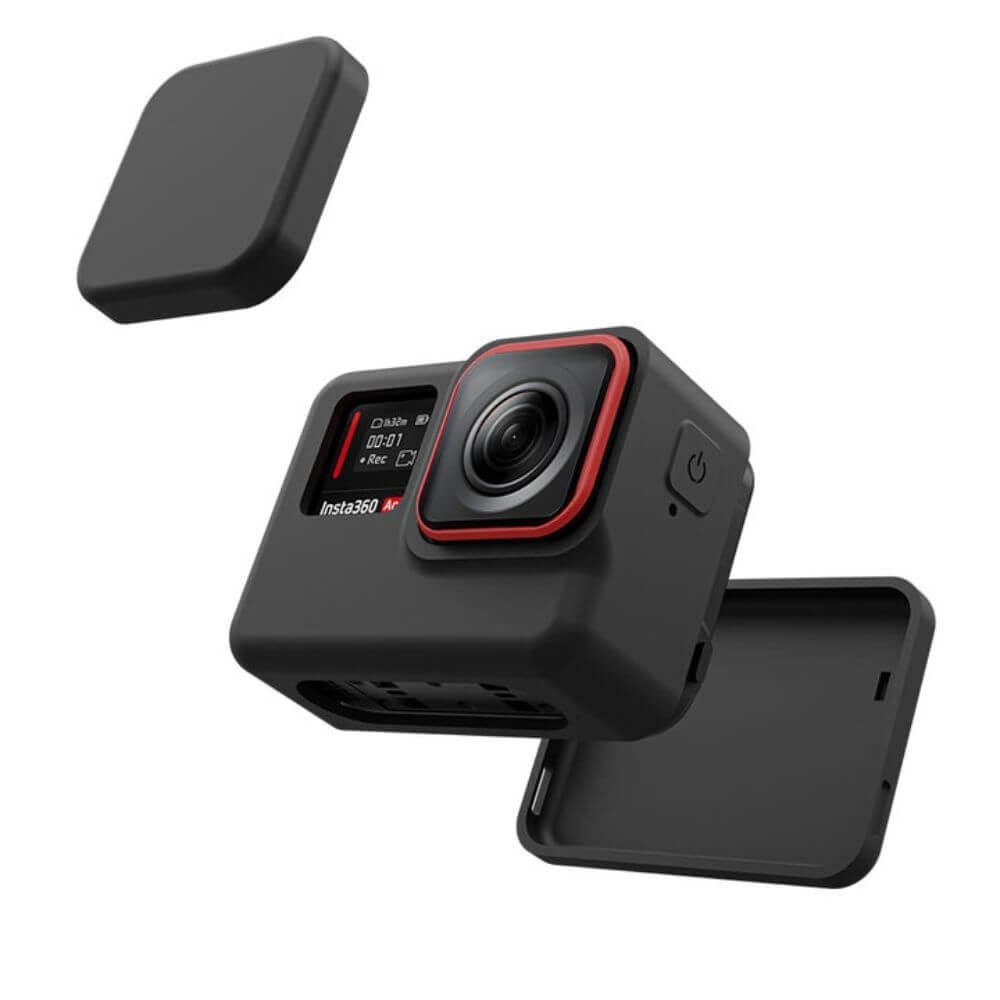 Capa de Silicone para Insta360 Ace + Tampa Lente e Display - Telesin
