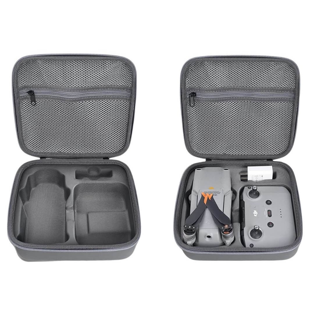 Mini Case para Drone DJI Mavic Air 2 / 2S e Controle - Cor Cinza
