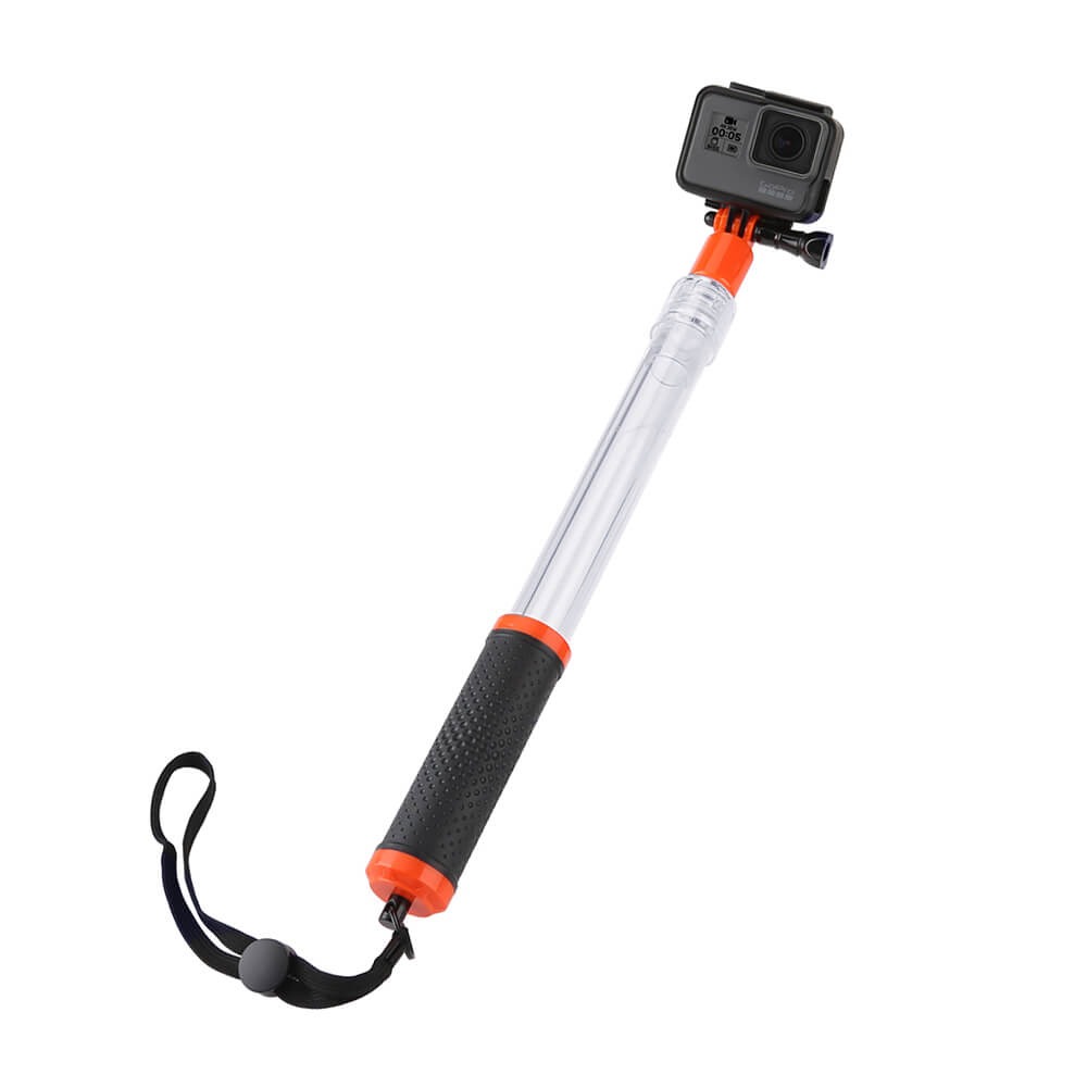 Bastão Flutuante Transparente para GoPro e Câmeras Similares - Telesin