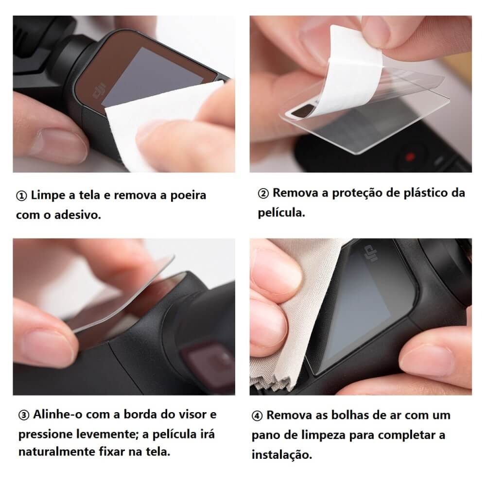 Película para DJI Osmo Pocket Vidro Temperado - Pgytech