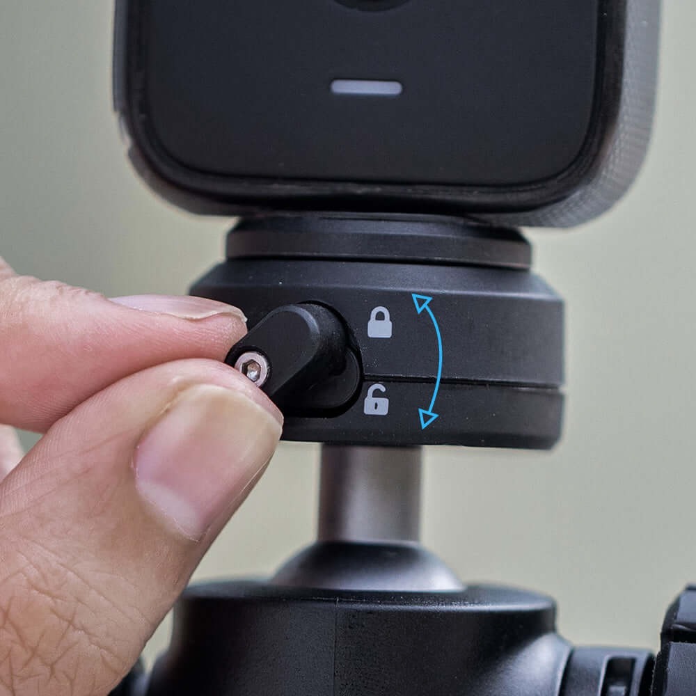 Bastão e Tripé para GoPro e Câmeras com Sistema Engate Rápido - Pgytech CapLock